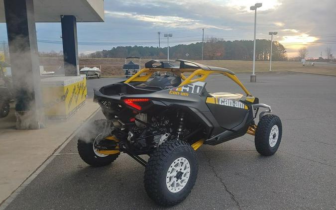 2024 Can-Am® Maverick R X RS with Smart-Shox Carbon Black & Neo Yellow