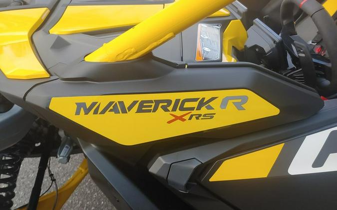 2024 Can-Am® Maverick R X RS with Smart-Shox Carbon Black & Neo Yellow