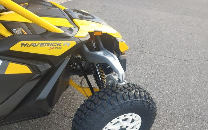 2024 Can-Am® Maverick R X RS with Smart-Shox Carbon Black & Neo Yellow