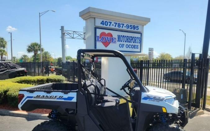 2024 Polaris® RANGER XP KINETIC PREMIUM - ICY WHITE PEARL