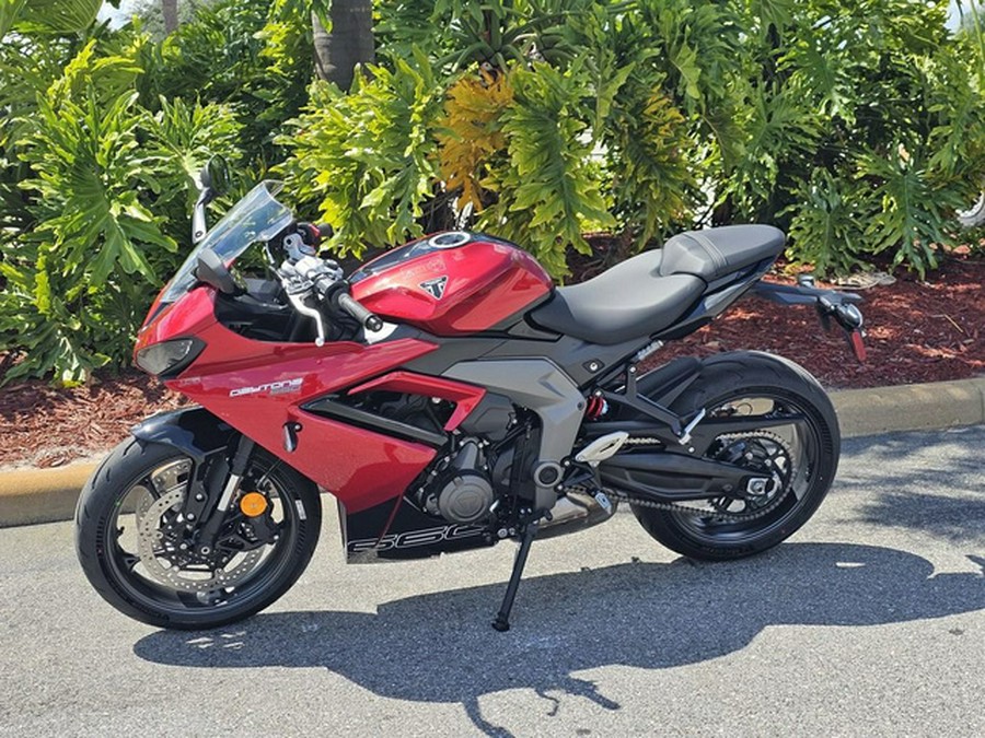 2025 Triumph Daytona 660 Carnival Red/Sapphire Black 660