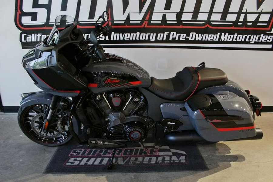 2022 Indian Motorcycle® Challenger® Elite Stealth Gray w/ Black Metallic & Indy Red Accents