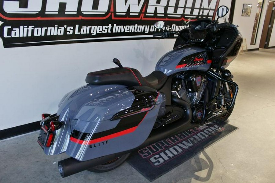 2022 Indian Motorcycle® Challenger® Elite Stealth Gray w/ Black Metallic & Indy Red Accents