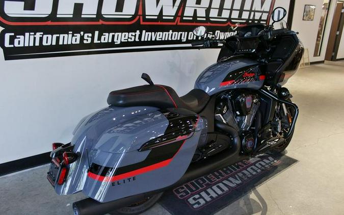 2022 Indian Motorcycle® Challenger® Elite Stealth Gray w/ Black Metallic & Indy Red Accents