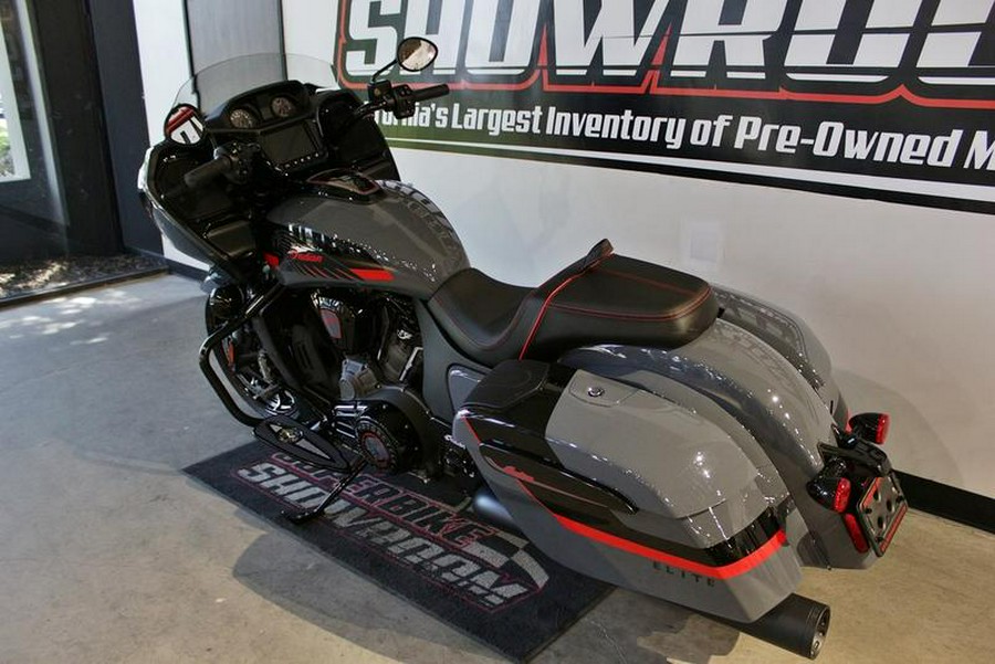 2022 Indian Motorcycle® Challenger® Elite Stealth Gray w/ Black Metallic & Indy Red Accents