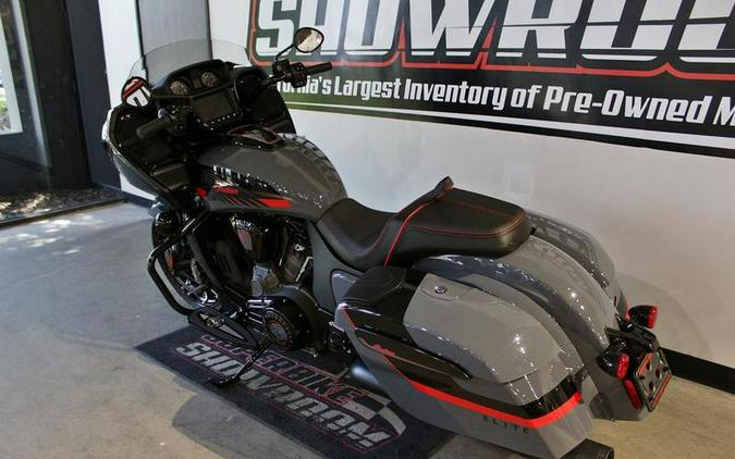 2022 Indian Motorcycle® Challenger® Elite Stealth Gray w/ Black Metallic & Indy Red Accents