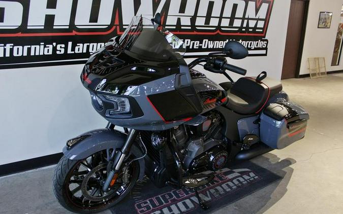 2022 Indian Motorcycle® Challenger® Elite Stealth Gray w/ Black Metallic & Indy Red Accents