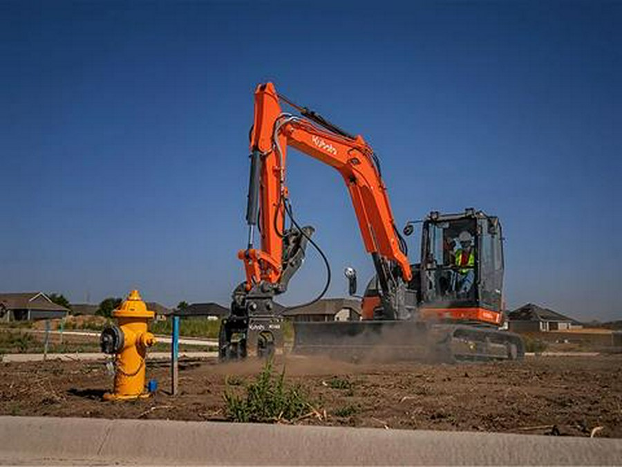 Kubota KX080-5 Angle Blade