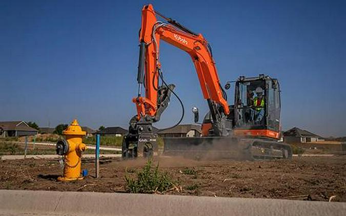 Kubota KX080-5 Angle Blade