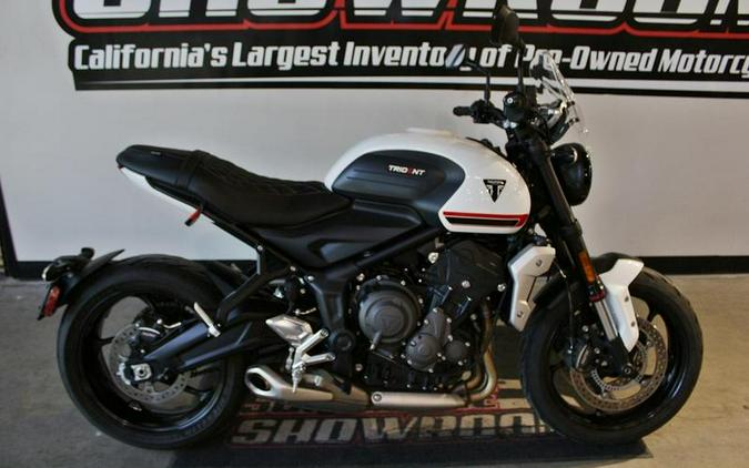 2022 Triumph Trident 660 Crystal White