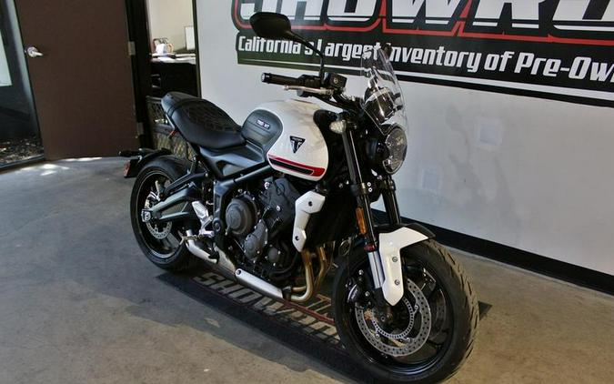 2022 Triumph Trident 660 Crystal White