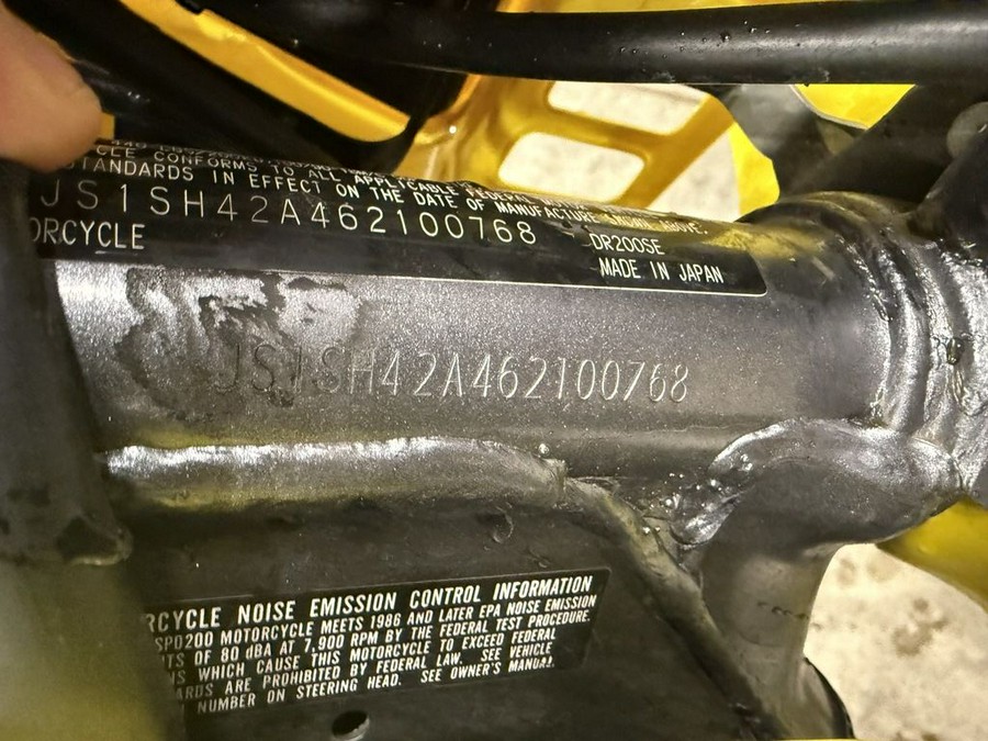 2006 SUZUKI DR200SEK6