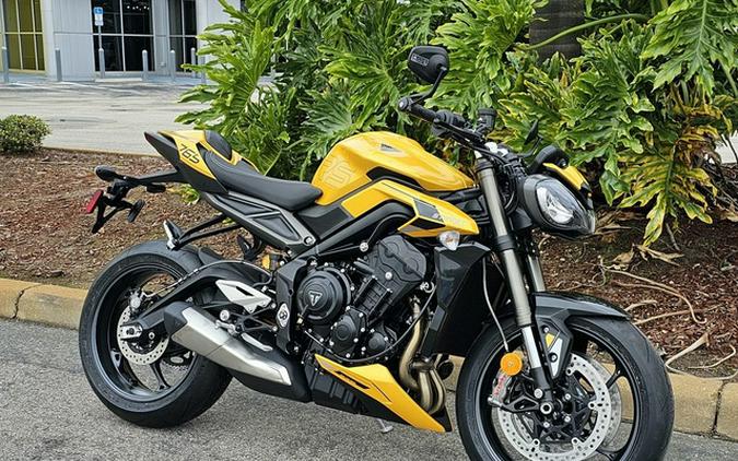 2024 Triumph Street Triple 765 RS Cosmic Yellow RS