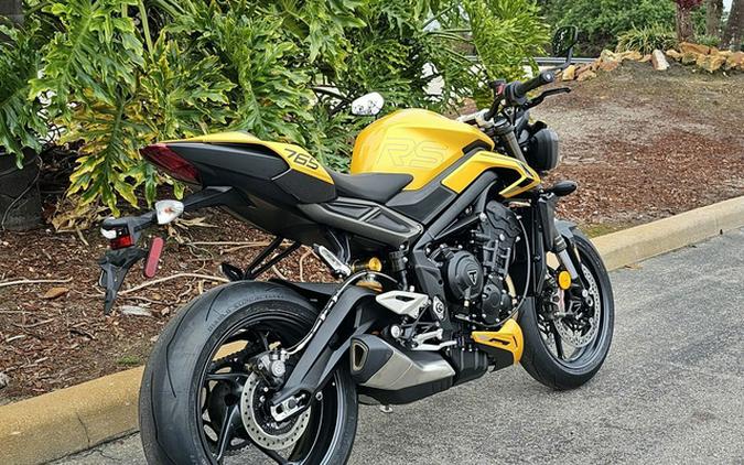 2024 Triumph Street Triple 765 RS Cosmic Yellow RS