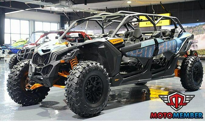 2026 Can-Am Maverick X3 MAX DS Turbo Scandi Blue & Orange Crush