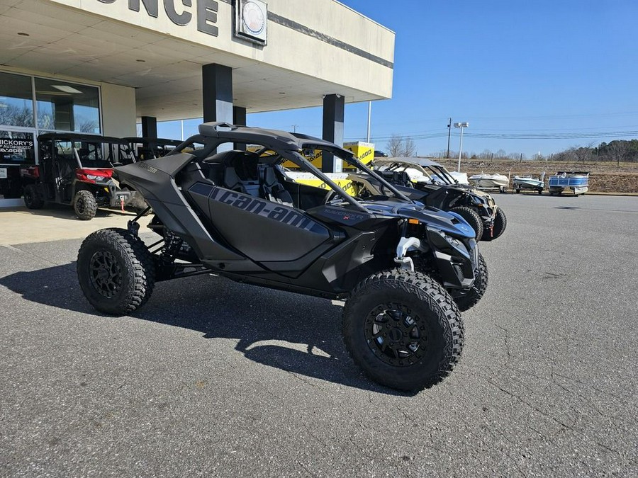 2024 Can-Am® Maverick R X RS with Smart-Shox Triple Black