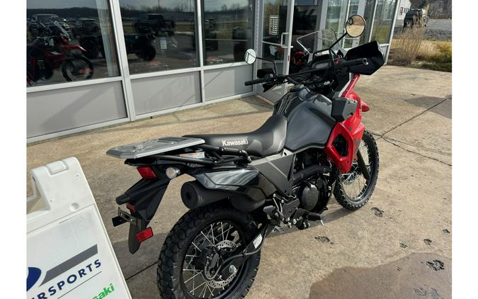 2024 Kawasaki KLR 650 ABS Firecracker Red/Metallic Carbon Gray