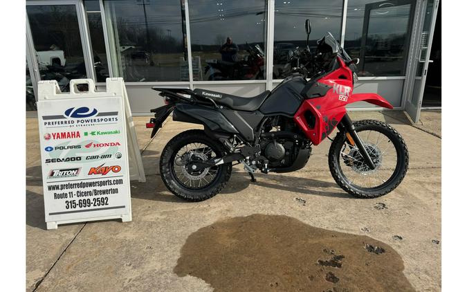 2024 Kawasaki KLR 650 ABS Firecracker Red/Metallic Carbon Gray