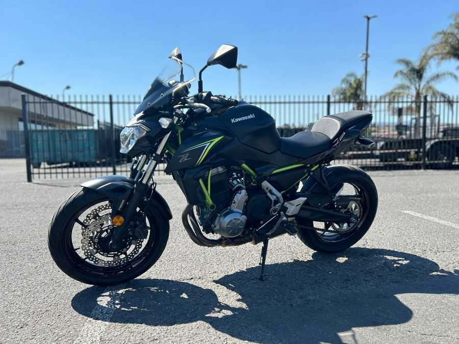 2018 Kawasaki Z650 ABS