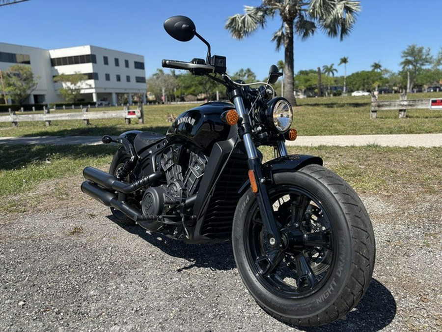 2023 Indian Scout Bobber Sixty ABS Black Smoke