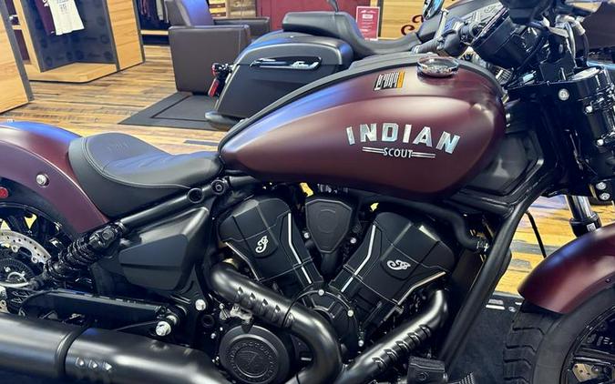 2026 Indian Motorcycle® Scout® Bobber Maroon Metallic Smoke