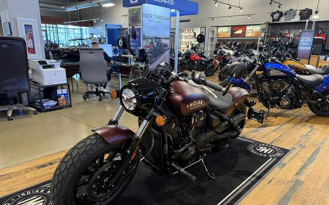 2026 Indian Motorcycle® Scout® Bobber Maroon Metallic Smoke