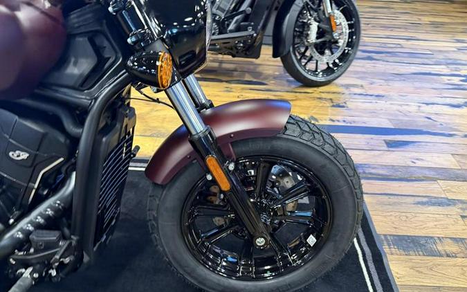 2026 Indian Motorcycle® Scout® Bobber Maroon Metallic Smoke