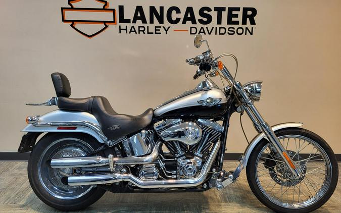 2003 Harley-Davidson® Softail Deuce Two-Tone Sterling Silver and Vivid Black FXSTDI
