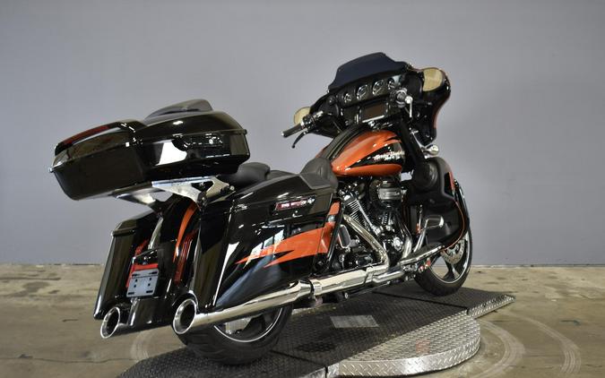 2017 Harley-Davidson CVO Street Glide Sunburst Orange/Starfire Black with Contrast Chrome Aggress