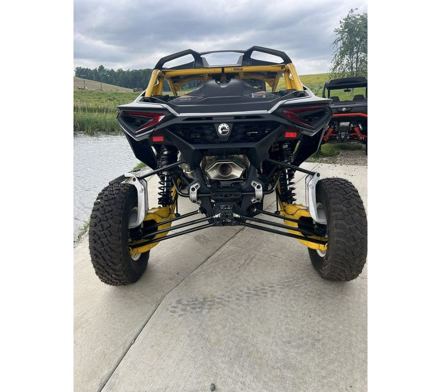 2024 Can-Am® Maverick R X RS with Smart-Shox Carbon Black & Neo Yellow