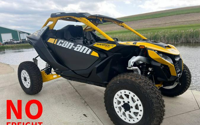 2024 Can-Am® Maverick R X RS with Smart-Shox Carbon Black & Neo Yellow