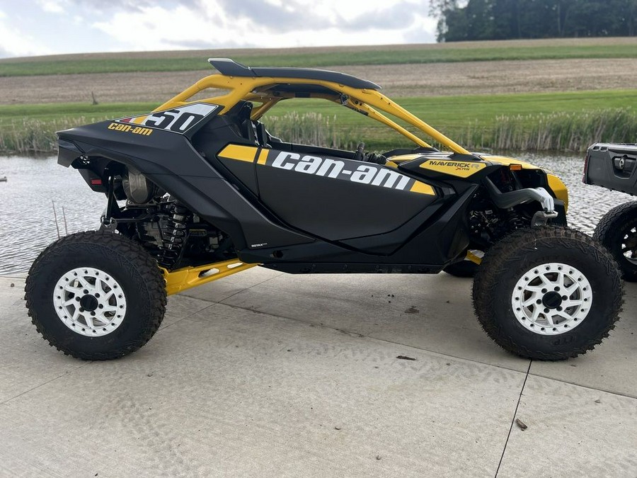 2024 Can-Am® Maverick R X RS with Smart-Shox Carbon Black & Neo Yellow