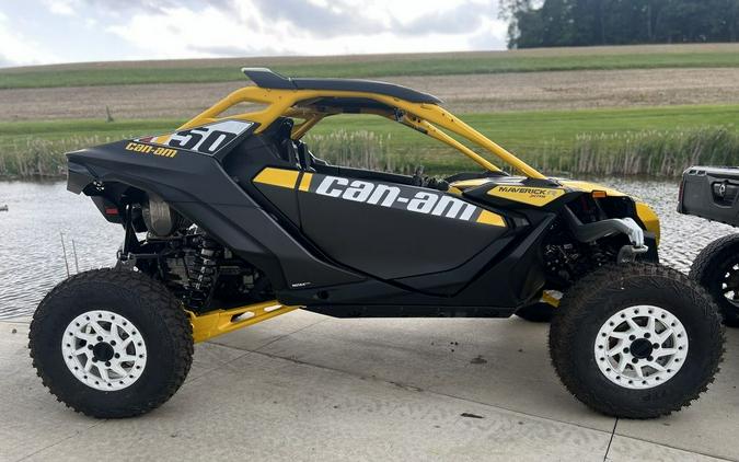 2024 Can-Am® Maverick R X RS with Smart-Shox Carbon Black & Neo Yellow