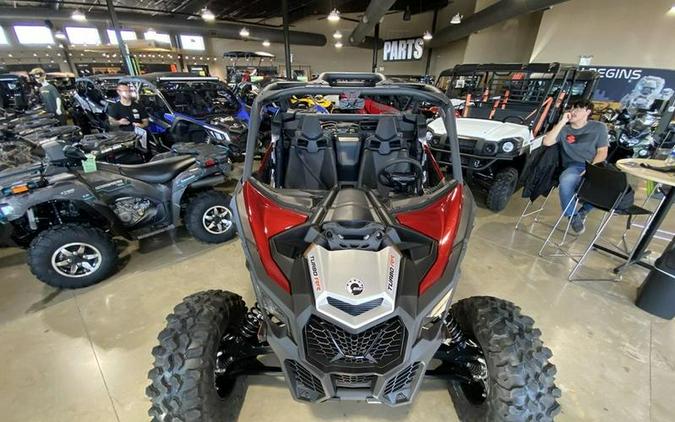 2024 Can-Am® Maverick X3 RS Turbo RR Fiery Red & Hyper Silver