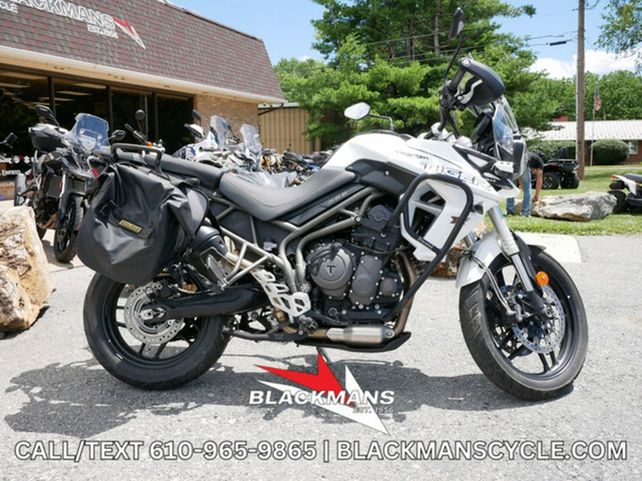 2019 Triumph Tiger 800 XRT Crystal White XRT