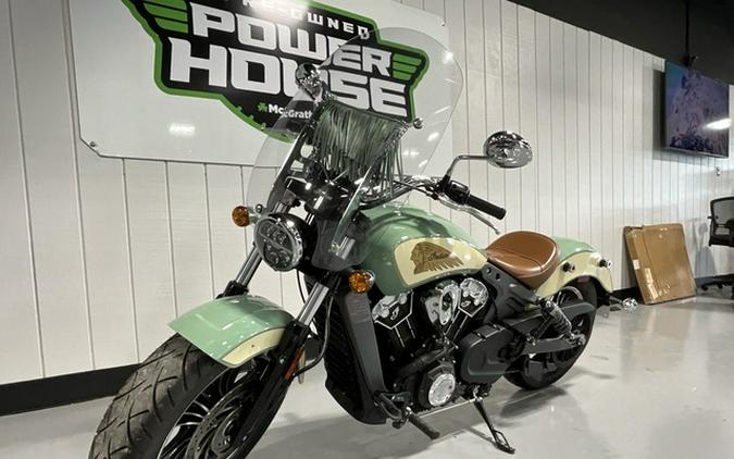 2019 Indian Scout ABS Willow Green Ivory Cream