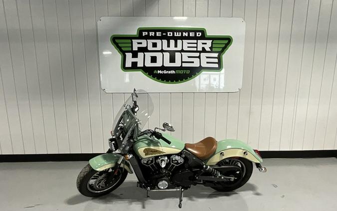 2019 Indian Scout ABS Willow Green Ivory Cream