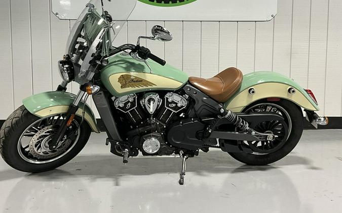 2019 Indian Scout ABS Willow Green Ivory Cream