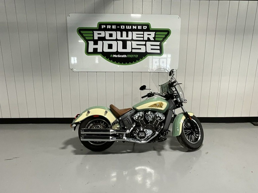 2019 Indian Scout ABS Willow Green Ivory Cream