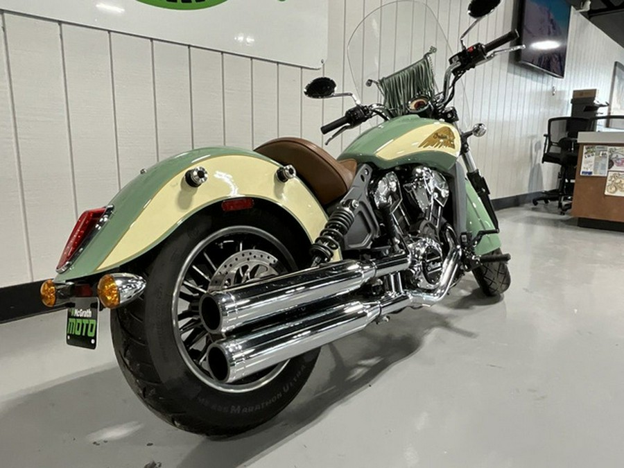 2019 Indian Scout ABS Willow Green Ivory Cream