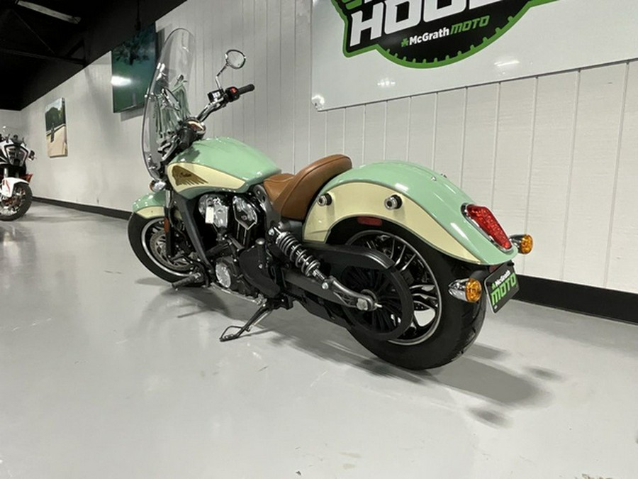 2019 Indian Scout ABS Willow Green Ivory Cream