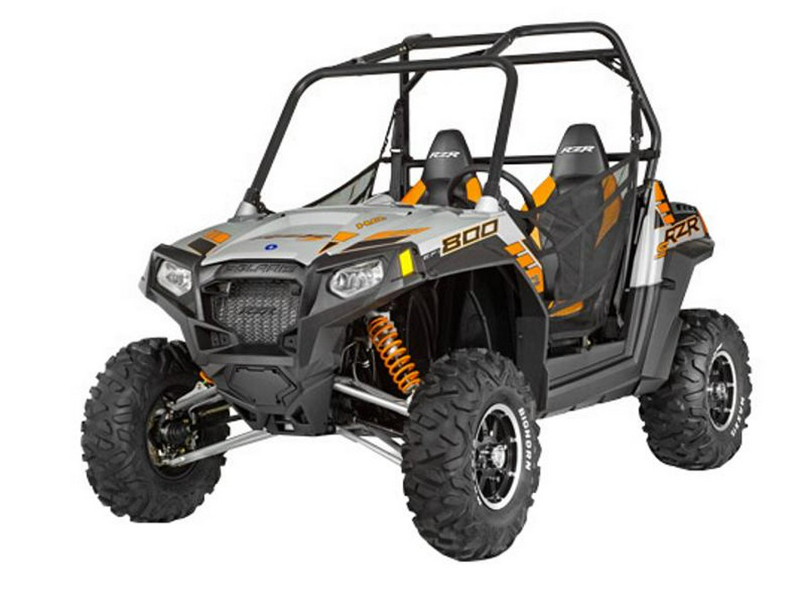 2014 Polaris® RZR® S 800 EPS Fox Liquid Silver LE