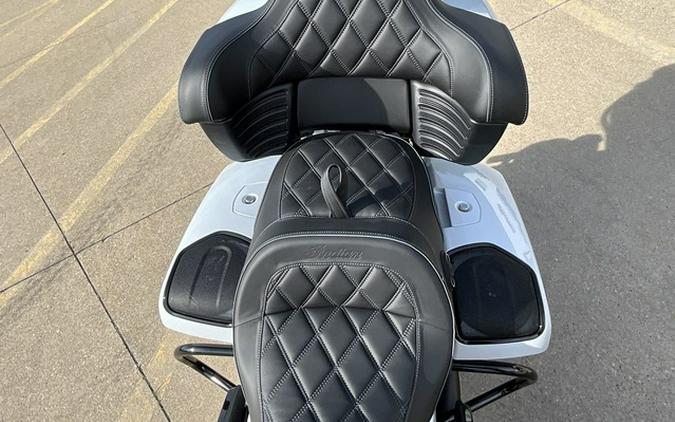 2026 Indian Pursuit Dark Horse 112 w/ PowerBand Audio Ghost White Metallic with Black