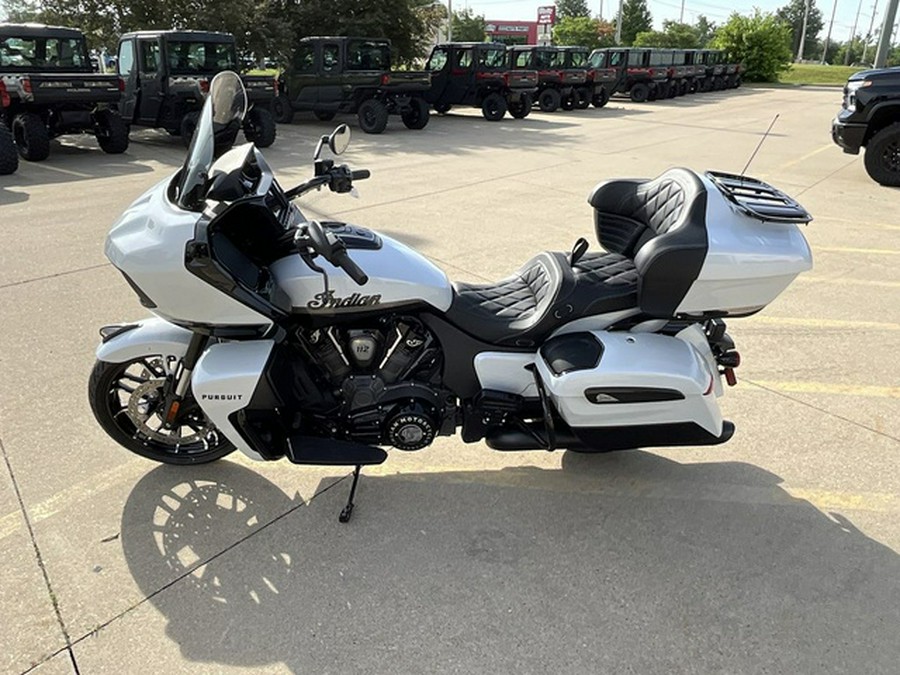 2026 Indian Pursuit Dark Horse 112 w/ PowerBand Audio Ghost White Metallic with Black