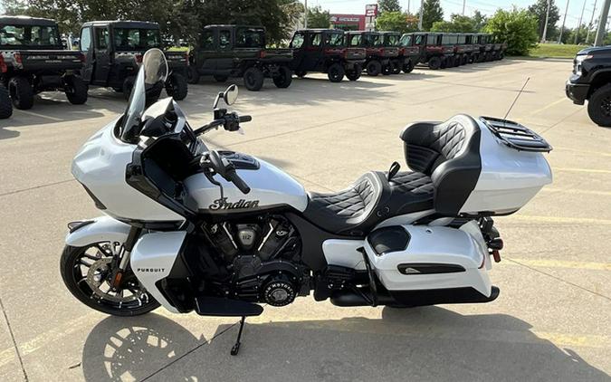2026 Indian Pursuit Dark Horse 112 w/ PowerBand Audio Ghost White Metallic with Black
