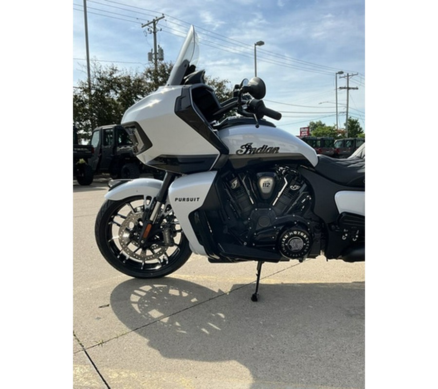 2026 Indian Pursuit Dark Horse 112 w/ PowerBand Audio Ghost White Metallic with Black