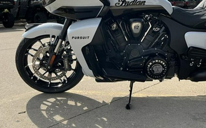 2026 Indian Pursuit Dark Horse 112 w/ PowerBand Audio Ghost White Metallic with Black