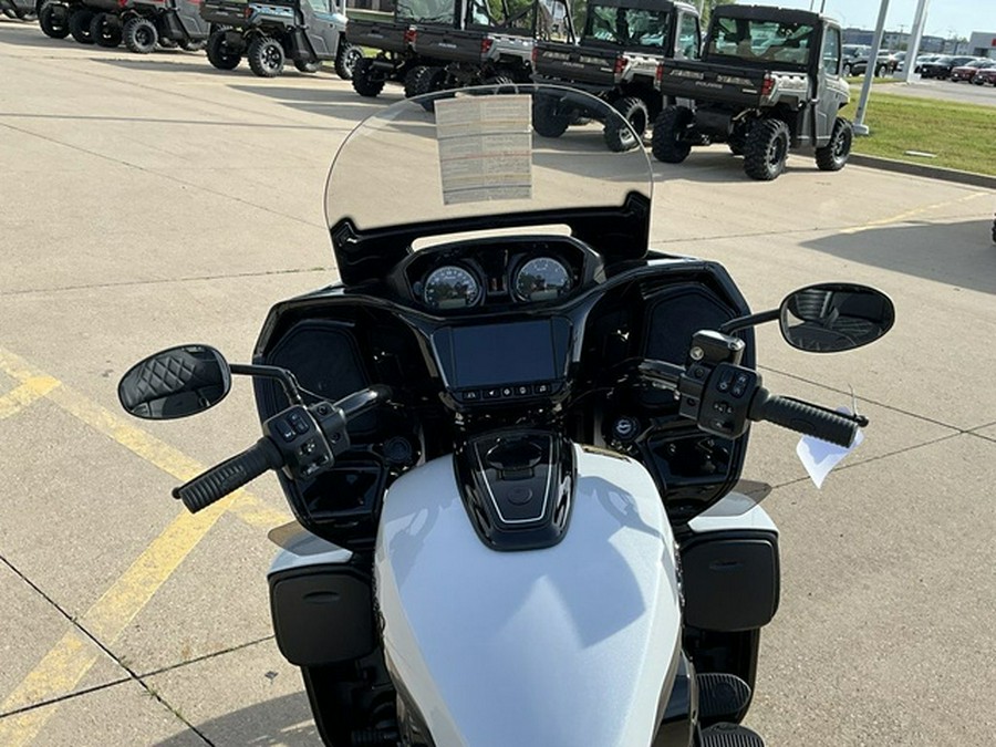 2026 Indian Pursuit Dark Horse 112 w/ PowerBand Audio Ghost White Metallic with Black