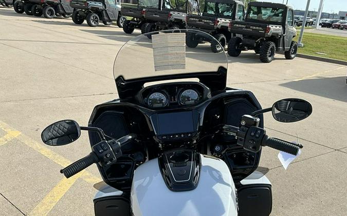 2026 Indian Pursuit Dark Horse 112 w/ PowerBand Audio Ghost White Metallic with Black