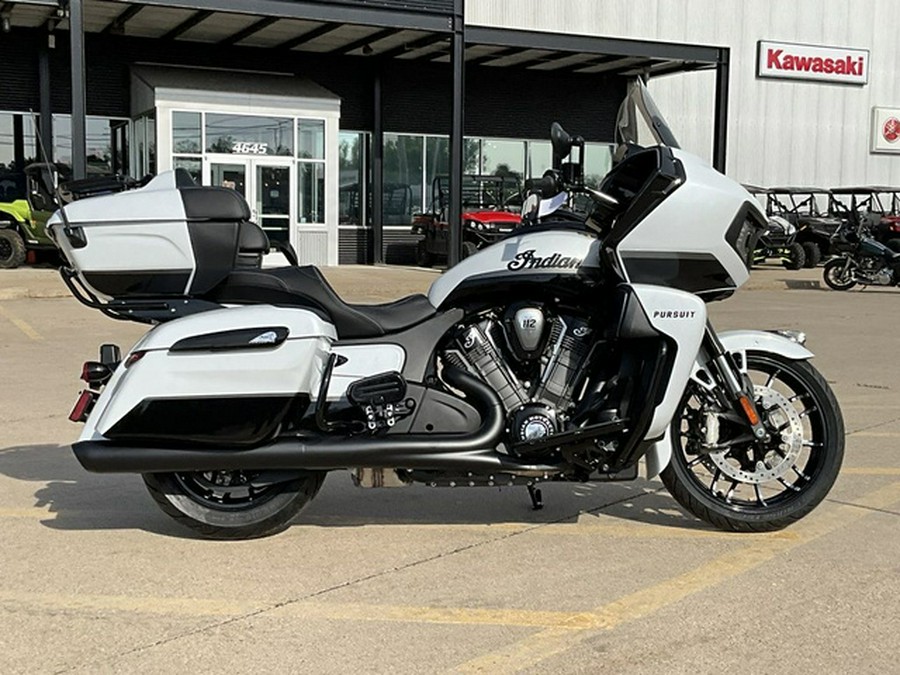 2026 Indian Pursuit Dark Horse 112 w/ PowerBand Audio Ghost White Metallic with Black